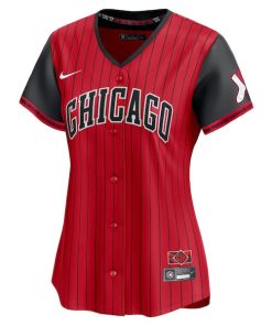 Alternative view of Chicago White Sox Nike Women's 2025 City Connect Limited Jersey - Red/Black