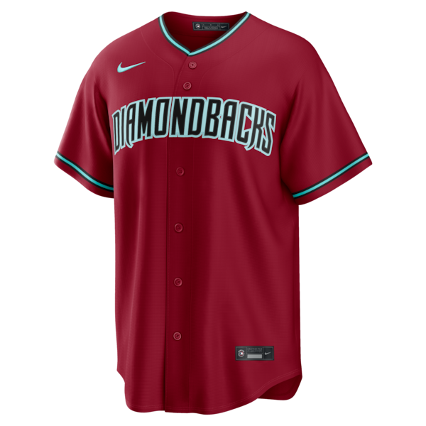 Corbin Carroll Arizona Diamondbacks Nike Alternate 2 Replica Jersey - Crimson/Black/Gray - Image 3
