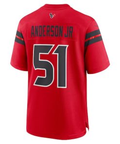 Alternative view of Will Anderson Jr. Houston Texans Nike Alternate Game Jersey - Red/Navy/White