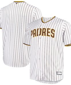 San Diego Padres Big & Tall Home Replica Team Jersey - White/Brown