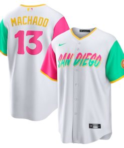 Manny Machado San Diego Padres Nike 2022 City Connect Replica Player Jersey - White