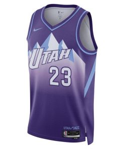 Alternative view of Lauri Markkanen Utah Jazz Nike Unisex 2024/25 Swingman Player Jersey - City Edition - Purple