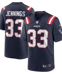 Anfernee Jennings New England Patriots Nike Team Game Jersey -  Navy