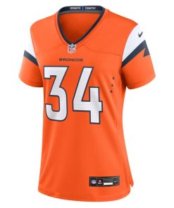 Alternative view of JL Skinner Denver Broncos Nike Women's Team Game Jersey -  Orange