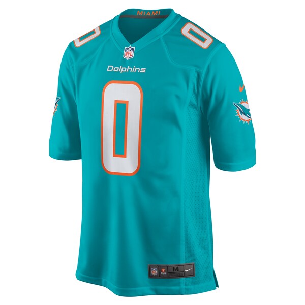 Braxton Berrios Miami Dolphins Nike Game Jersey - Aqua - Image 2