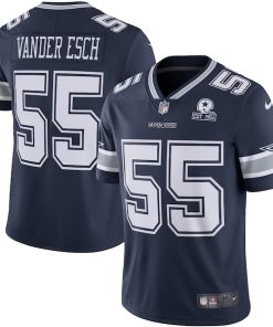 Leighton Vander Esch Dallas Cowboys Nike 60th Anniversary Limited Jersey - Navy