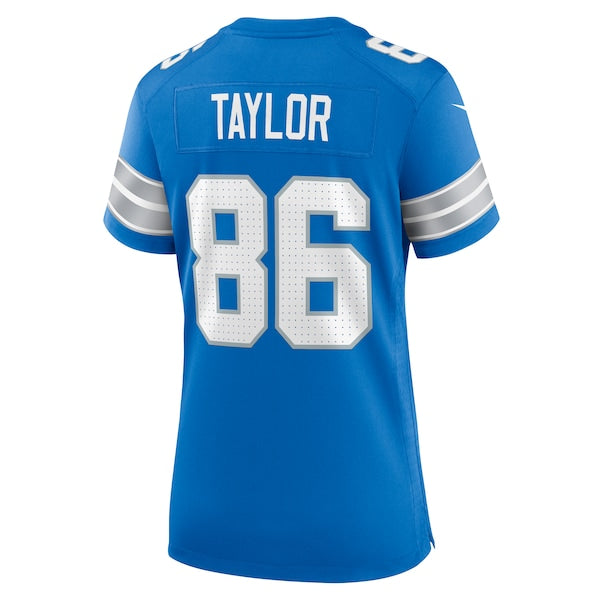 Malik Taylor Detroit Lions Nike Women's Team Game Jersey - Blue - Image 3