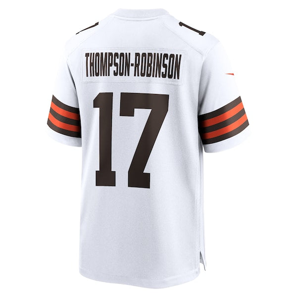 Dorian Thompson-Robinson Cleveland Browns Nike Game Jersey - White/Brown - Image 4