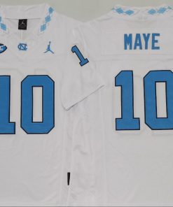 MDrake Maye NCAA North Carolina Tar Heels Jordan Band Vapor Limited Jersey