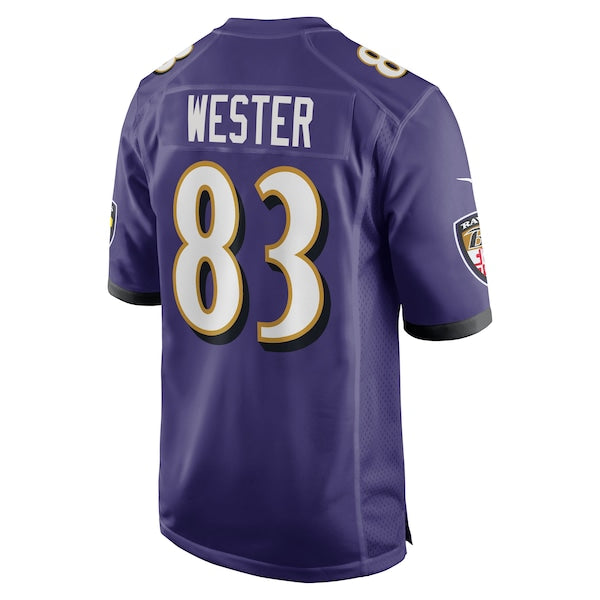 LaJohntay Wester Baltimore Ravens Nike Team Game Jersey - Purple - Image 3