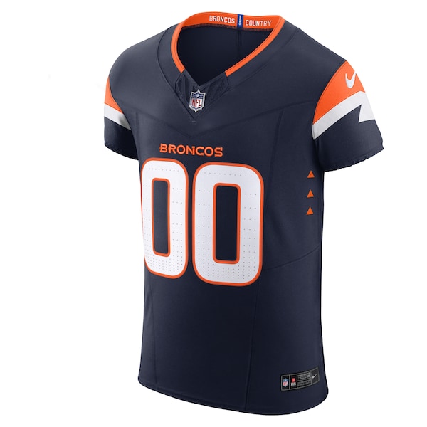 Denver Broncos Nike Alternate Vapor F.U.S.E. Elite Custom Jersey - Navy - Image 2