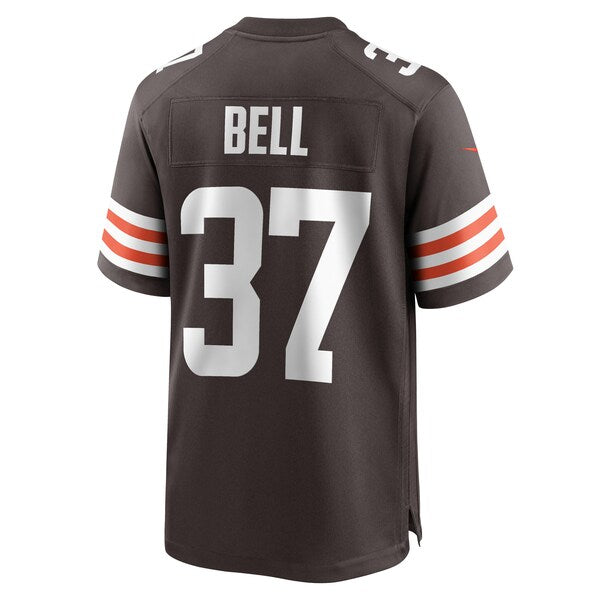 D'Anthony Bell Cleveland Browns Nike Game Player Jersey - Brown - Image 3