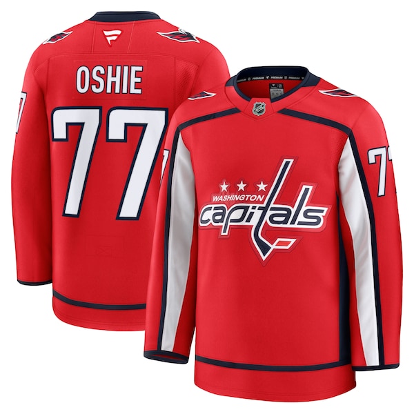 TJ Oshie Washington Capitals Home Premium Jersey - Red/Black
