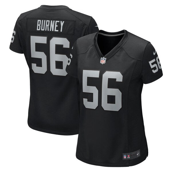 Amari Burney Las Vegas Raiders Nike Women's Game Jersey - Black - Image 3