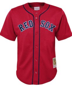 Alternative view of David Ortiz Boston Red Sox Toddler Cooperstown Collection?Mesh Batting Practice Jersey - Red