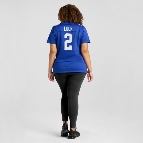 Drew Lock New York Giants Nike Women's Game Jersey - Royal - Image 8
