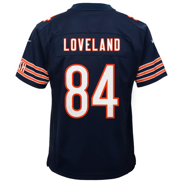 Colston Loveland Chicago Bears Nike Youth Team Game Jersey - Navy - Image 4