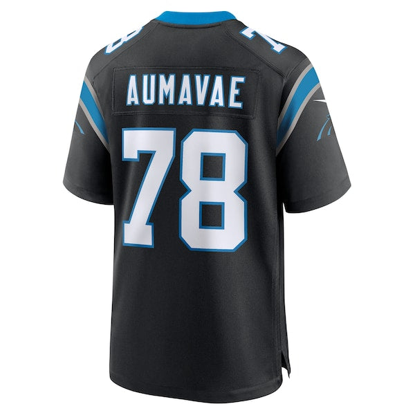 Popo Aumavae Carolina Panthers Nike Team Game Jersey - Black - Image 3