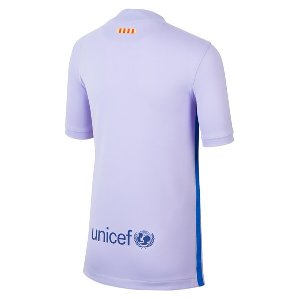 Barcelona Nike Youth 2021/22 Away Stadium Replica Jersey - Purple - Image 3