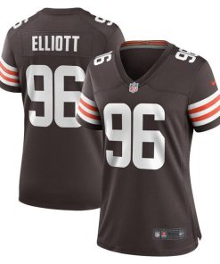Jordan Elliott Cleveland Browns Nike Women's Game Jersey - Brown