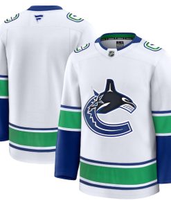 Vancouver Canucks  Away Premium Jersey - White/Blue/Black