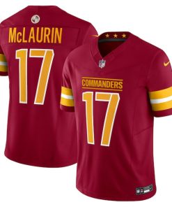 Alternative view of Terry McLaurin Washington Commanders Nike Vapor F.U.S.E. Limited Jersey - Burgundy/White
