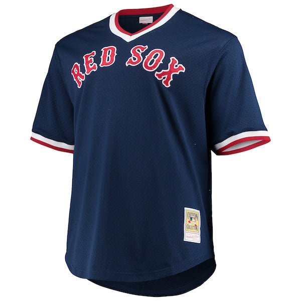 Wade Boggs Boston Red Sox Big & Tall Cooperstown Collection Mesh Batting Practice Jersey - Navy - Image 2