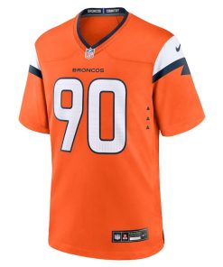 Alternative view of Angelo Blackson Denver Broncos Nike Game Jersey -  Orange