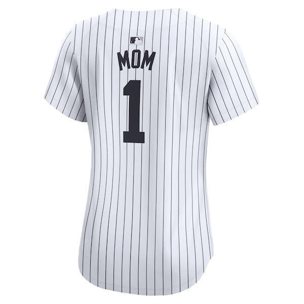 New York Yankees Nike Women's #1 Mom Home Limited Jersey - White - Image 3