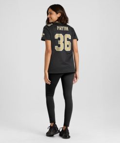 Alternative view of Rico Payton New Orleans Saints Nike Women's  Game Jersey -  Black