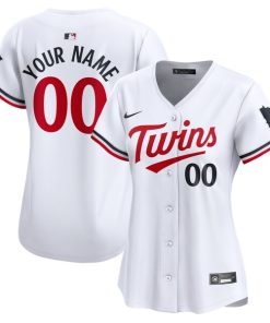 Minnesota Twins Nike Women's Home Limited Custom Jersey - White