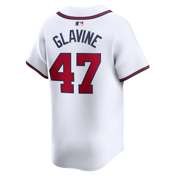 Tom Glavine Atlanta Braves Nike Home Limited Player Jersey - White - Image 3