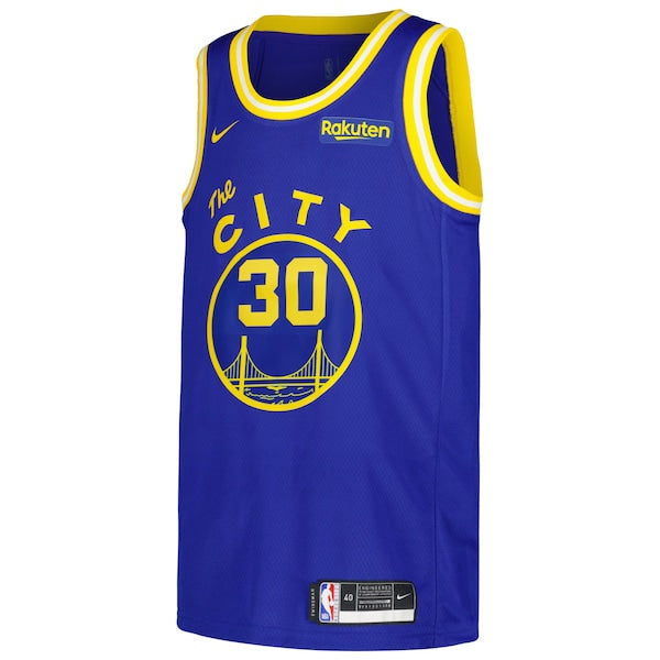 Stephen Curry Golden State Warriors Nike Swingman Player Jersey - Classic Edition - Royal - Image 2