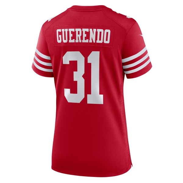 Isaac Guerendo San Francisco 49ers Nike Women's Game Jersey - Scarlet - Image 4