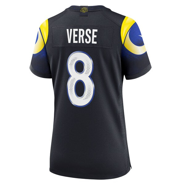 Jared Verse Los Angeles Rams Nike Women's 2025 Rivalries Collection Game Jersey - Midnight Blue - Image 3