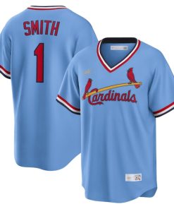 Ozzie Smith St. Louis Cardinals Nike Road Cooperstown Collection Player Jersey - Light Blue