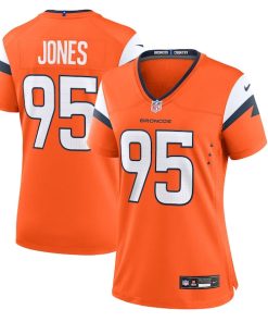 Sai'vion Jones Denver Broncos Nike Women's Team Game Jersey -  Orange