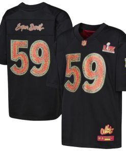Nike Youth Super Bowl LIX Game Jersey - Black