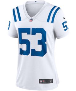 Alternative view of Shaquille Leonard Indianapolis Colts Nike Women's Game Player Jersey - White