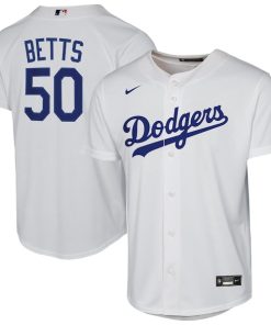 Mookie Betts Los Angeles Dodgers Nike Youth Home Replica Player Jersey - White