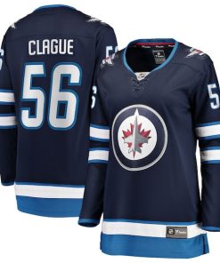 Kale Clague Winnipeg Jets  Women's Home Breakaway Jersey - Navy