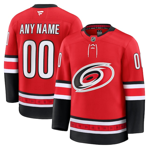Carolina Hurricanes Alternate Premium Custom Jersey - Red/Black/White