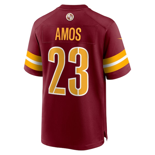 Trey Amos Washington Commanders Nike Team Game Jersey - Burgundy - Image 3