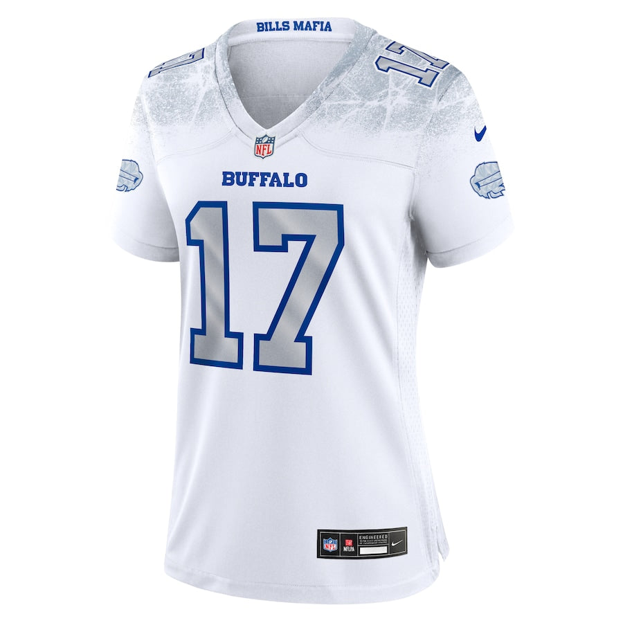 Women's Josh Allen Buffalo Bills Nike 2025 RIVALRIES Game Jersey - White - Image 2