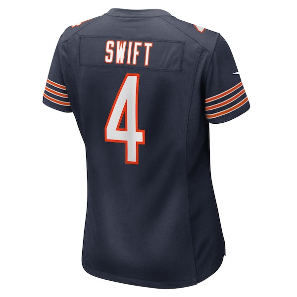 D'Andre Swift Chicago Bears Nike Women's Game Jersey - Navy - Image 3