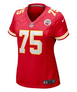 Alternative view of Darian Kinnard Kansas City Chiefs Nike Women's Game Player Jersey - Red