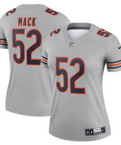 Khalil Mack Chicago Bears Nike Women's Inverted Legend Jersey - Gray