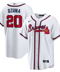 Marcell Ozuna Atlanta Braves Nike Home Replica Jersey - White