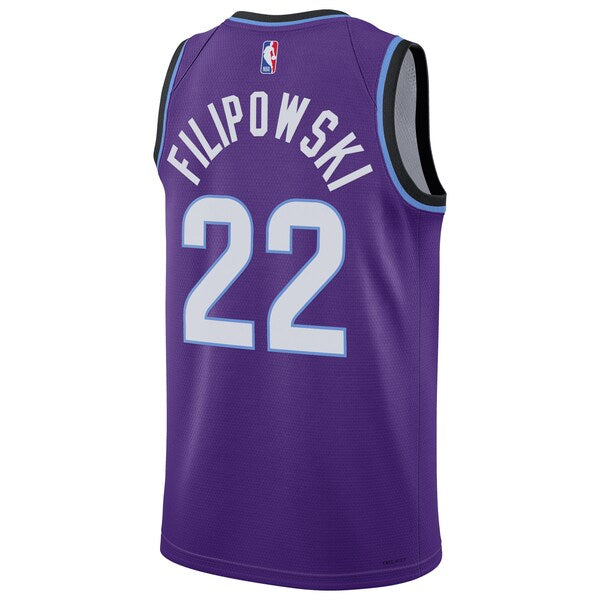 Kyle Filipowski Utah Jazz Nike Unisex Swingman Jersey - Icon Edition - Purple - Image 3