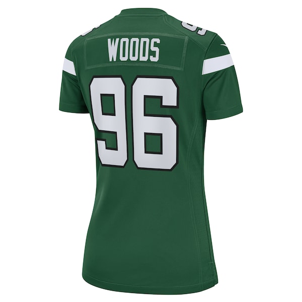 Al Woods New York Jets Nike Women's Game Jersey - Gotham Green - Image 3